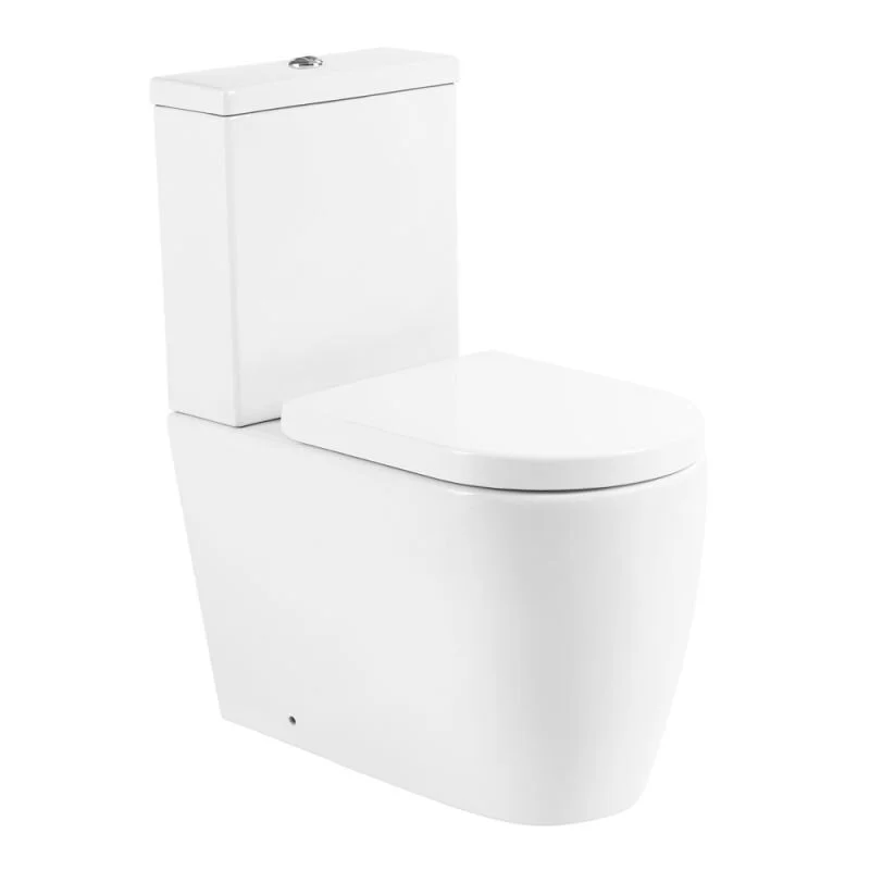 Напольный унитаз BelBagno Marino BB105CPR/BB105T/BB105SC, безободковый, крышка Soft Close, белый