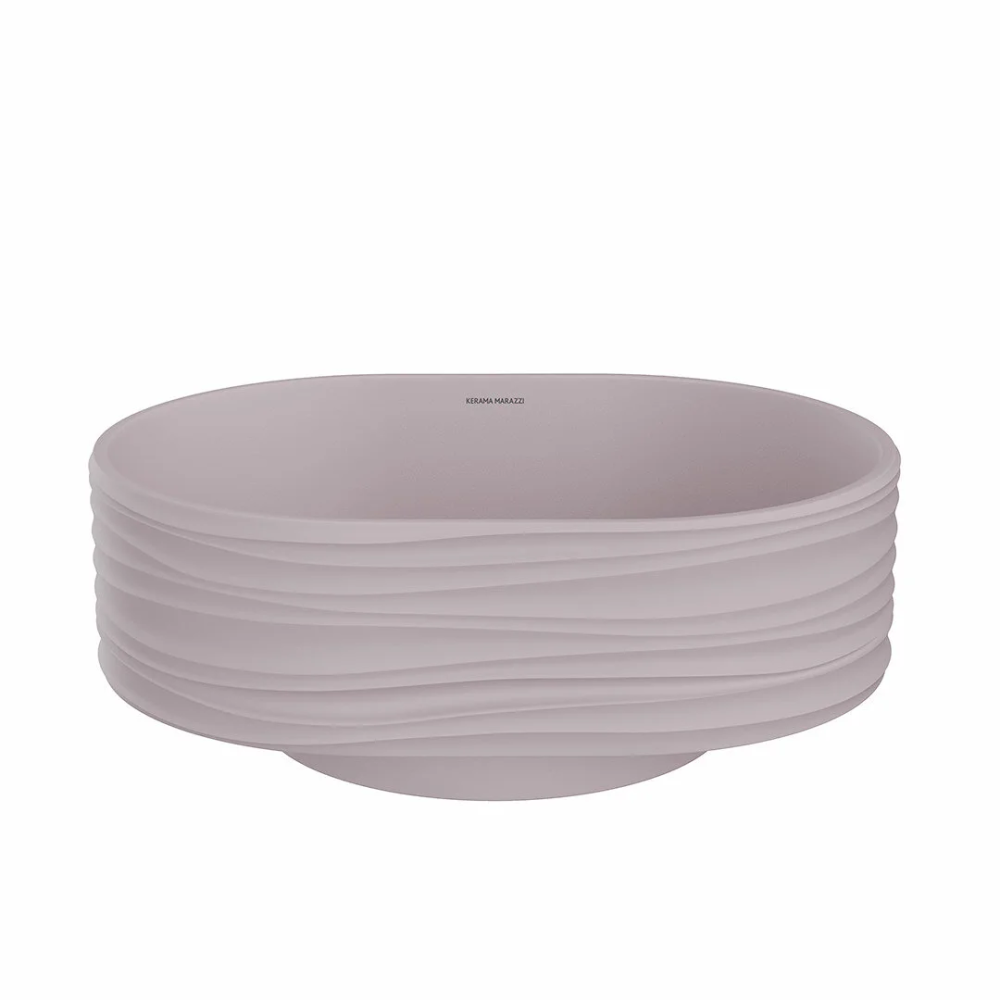 Раковина накладная Kerama Marazzi Artbasin SA.wb.50.MAL розовый