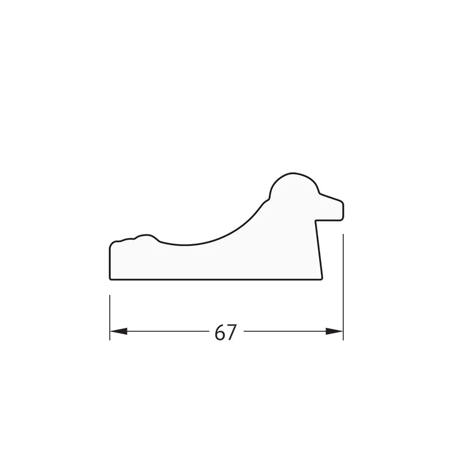 Зеркало Evoform Definite BY 4474 золото