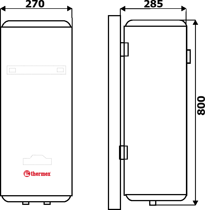 Водонагреватель Thermex Ultra Slim IU 30 V