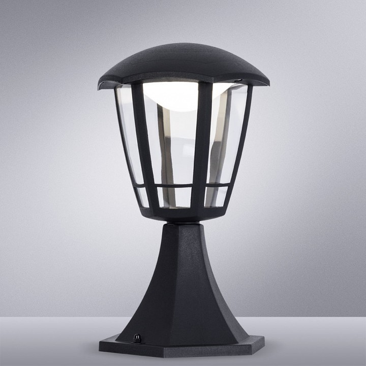 Наземные низкие светильники Arte Lamp Enif A6064FN-1BK