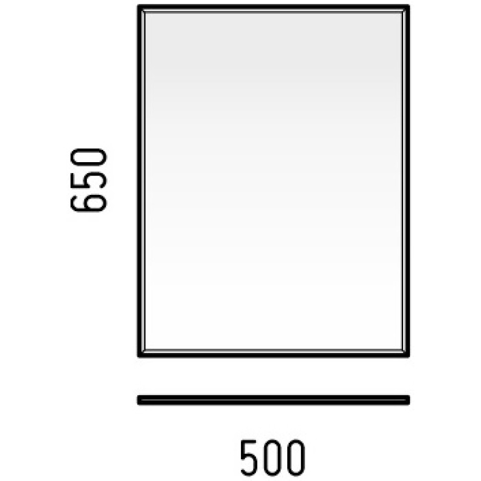 Зеркало Corozo Гольф SD-00000630, белое