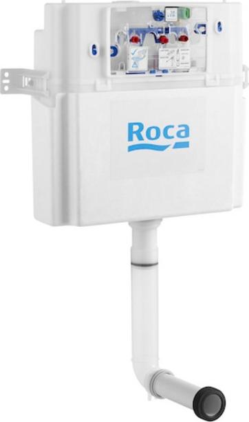 Комплект Roca The Gap 893109000 приставной унитаз с крышкой-сиденьем микролифт, бачок скрытого монтажа и кнопкой смыва