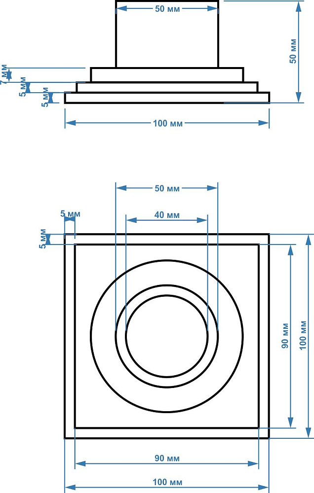 Душевой трап Magdrain C09Q5-G