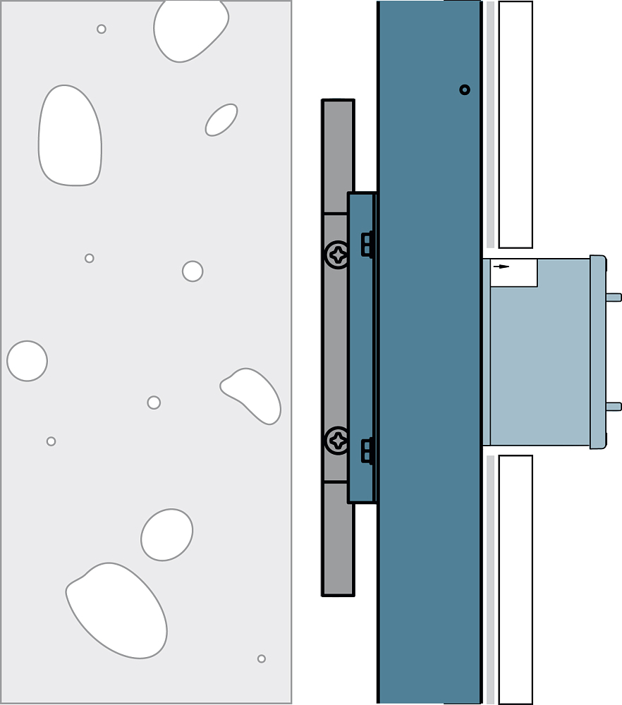 Скрытая часть Grohe Rapido E 35501000