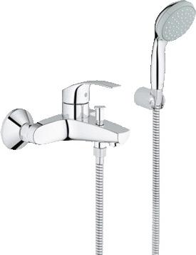 Однорычажный смеситель для ванны Grohe Eurosmart New 33302002