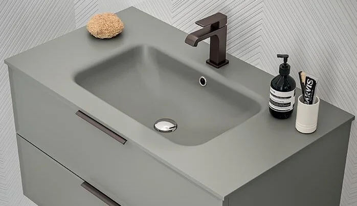 Раковина Berloni Bagno Duna LAVDUNINCXR55/129 серый