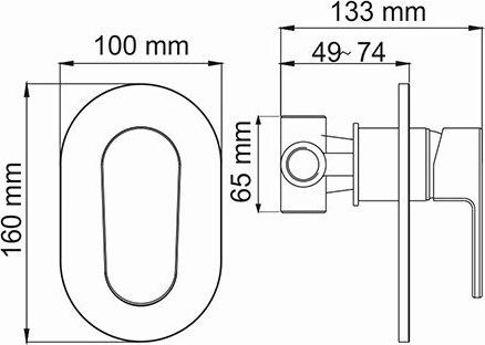 Гигиенический душ WasserKRAFT Donau А11056, хром