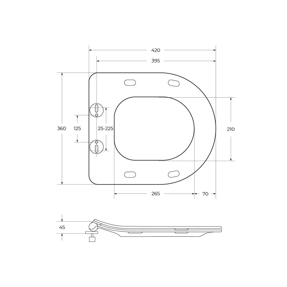 Крышка-сиденье BelBagno Amanda BB051-2SC с микролифтом, белый