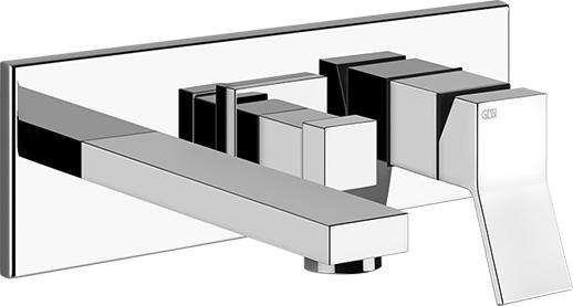 Смеситель для ванны с душем Gessi Rettangolo K 53138#031, хром