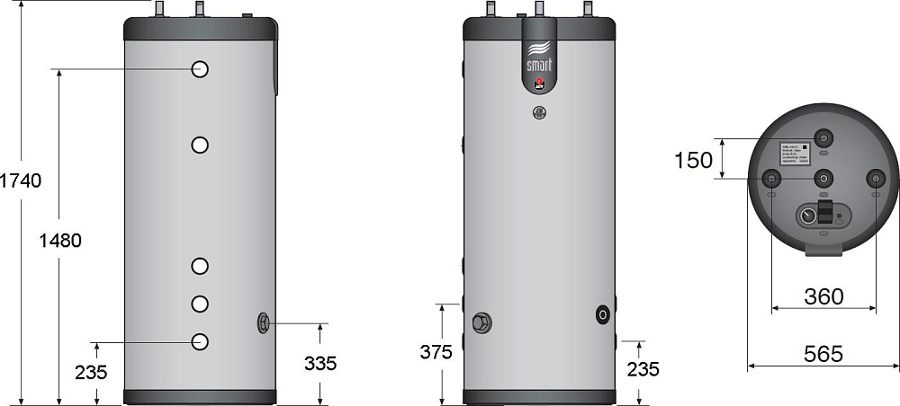 Водонагреватель ACV SMART LINE SLE 240L