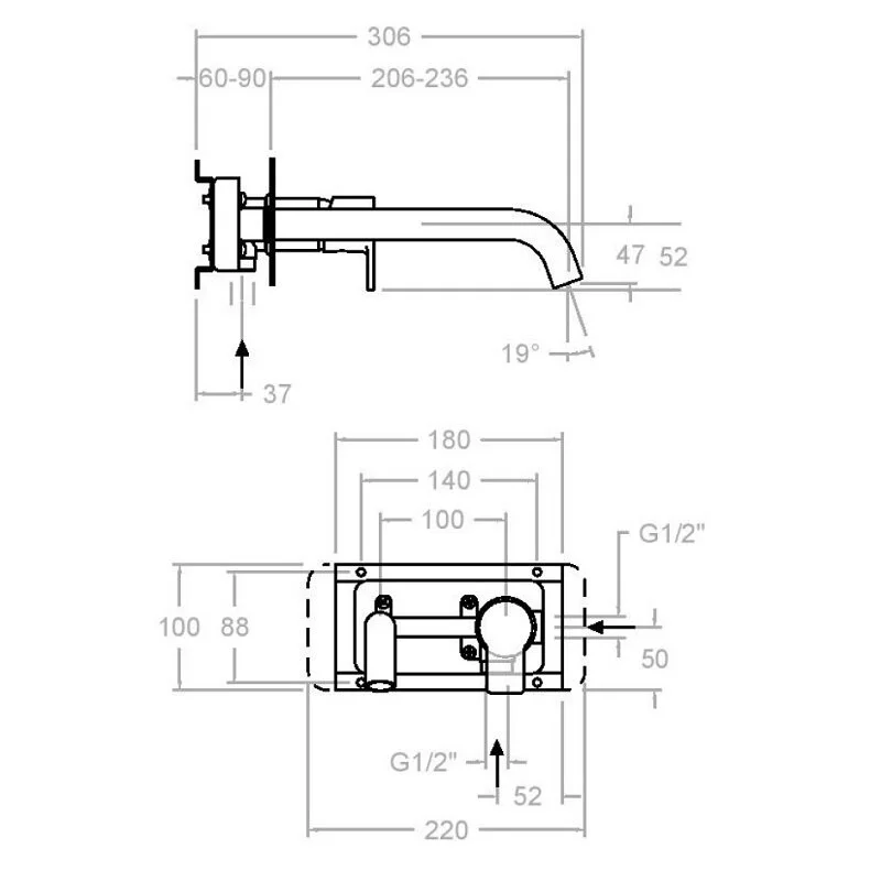 Смеситель для раковины Ramon Soler Rs-Q 932003 хром