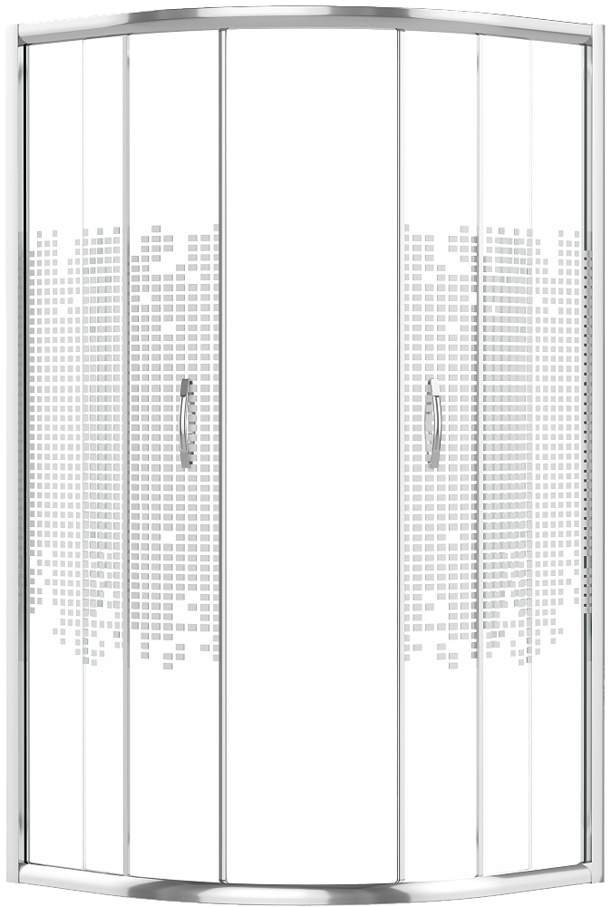 Душевой уголок DIWO Архангельск 90х90, профиль хром глянец