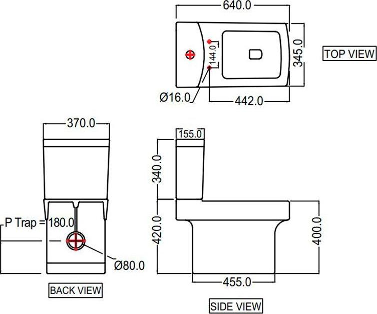 Напольный унитаз Jaquar Fonte FNS-WHT-40751P с сиденьем микролифт