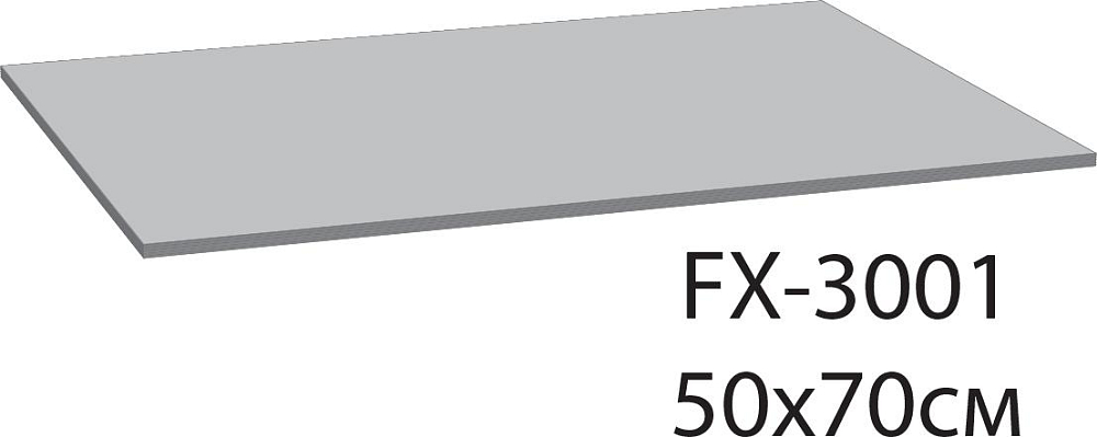 Коврик для ванной 50х70 Fixsen Amadeo FX-3001G оранжевый