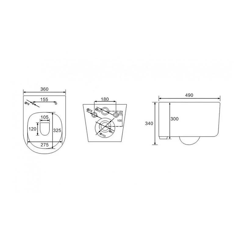 Комплект Berges: инсталляция Atom Line 410 043306, кнопка черная SoftTouch, VENTAS Rimless, сиденье дюропласт Ventas Slim SO, микролифт, быстросьем