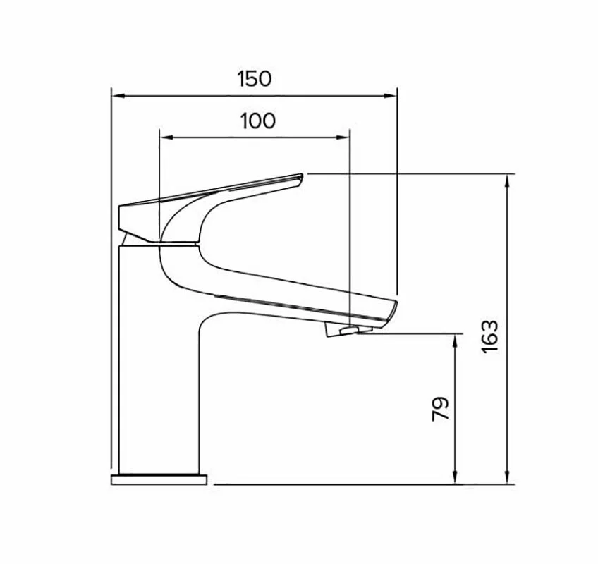 Смеситель для раковины Osgard Flamin 80013 хром