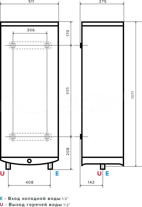 Электрический накопительный водонагреватель Ariston ABSE VLS PRO INOX PW 3700679, серебристый