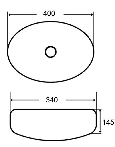 Раковина накладная Comforty T-K60 белый