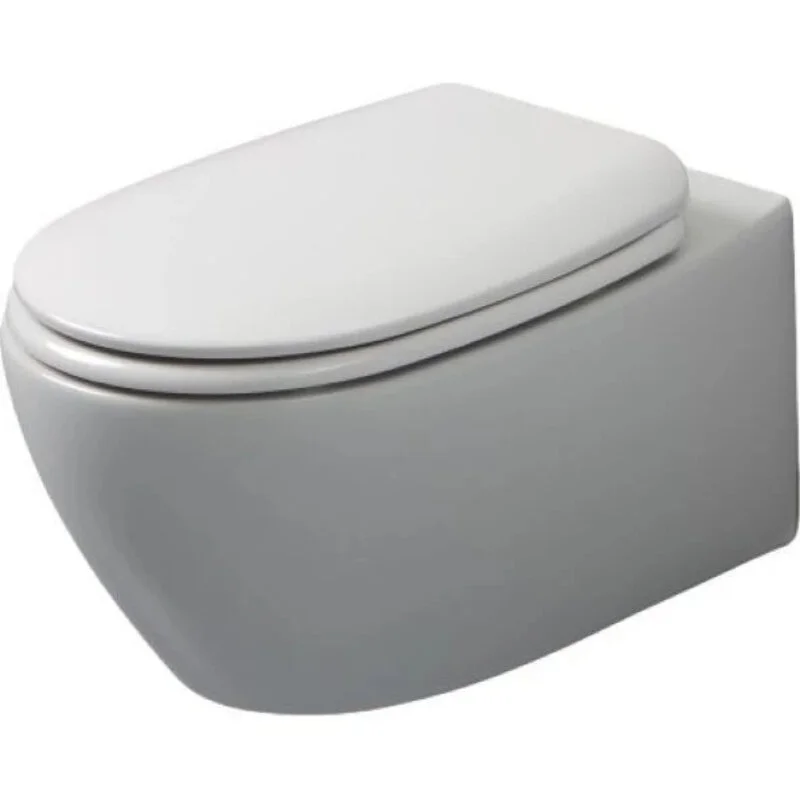 Унитаз подвесной White Ceramic Basic Circle W020301, безободковый, цвет белый