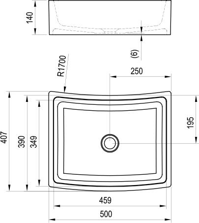 Мебель для ванной Ravak столешница I 120 тёмный орех