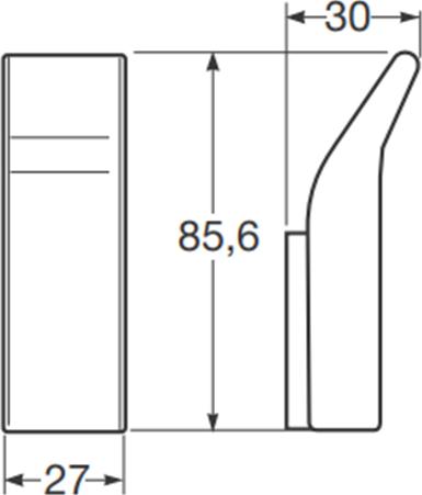 Крючок Armani / Roca Island 7.8164.5.104.0, greige