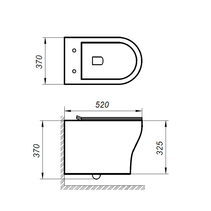 Унитаз подвесной BelBagno Acqua BB340CHR/BB2020SC с сиденьем микролифт, белый