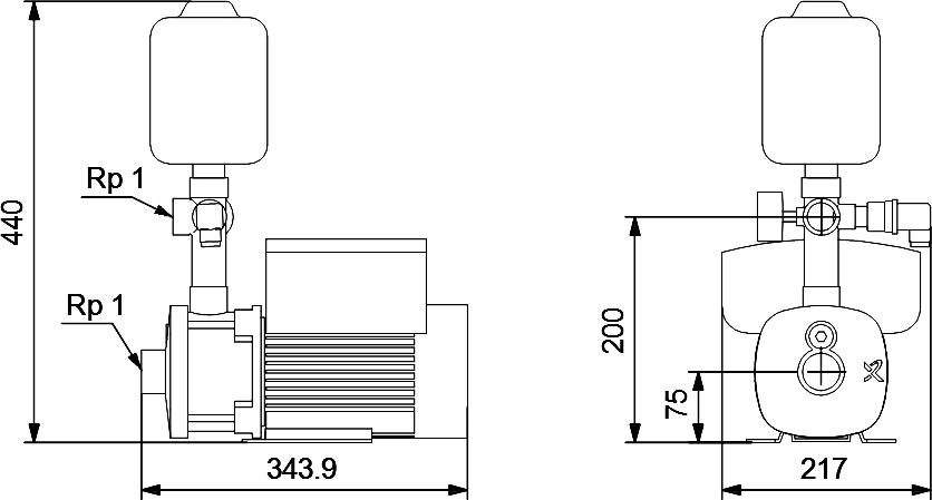 Насосная станция Grundfos CMBE 3-30