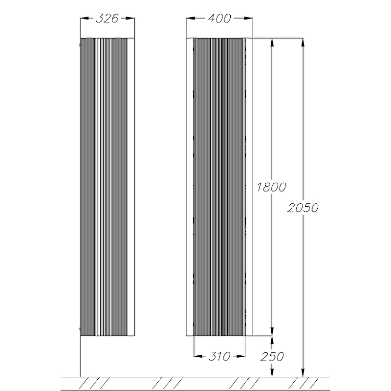 Шкаф-пенал Opadiris Рубинно 00-00006365 белый