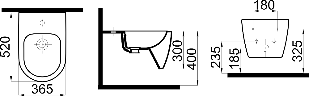 Комплект Биде STWORKI Ноттвиль K3106-2605 + Инсталляция Berges Novum