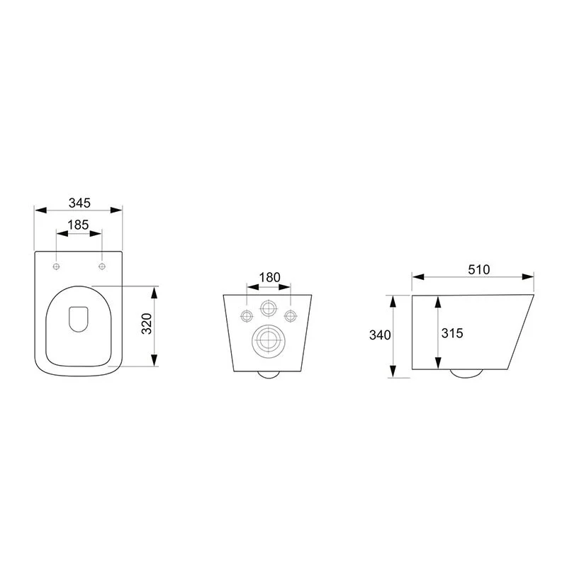 Инсталляция Jacob Delafon E29025-NF, с безободковым унитазом Ceramicanova Metric Rimless CN3007, сиденье микролифт, комплект