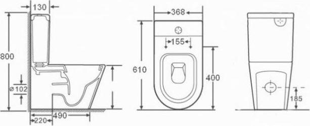 Унитаз-компакт напольный Orans Ceramic WM-9908