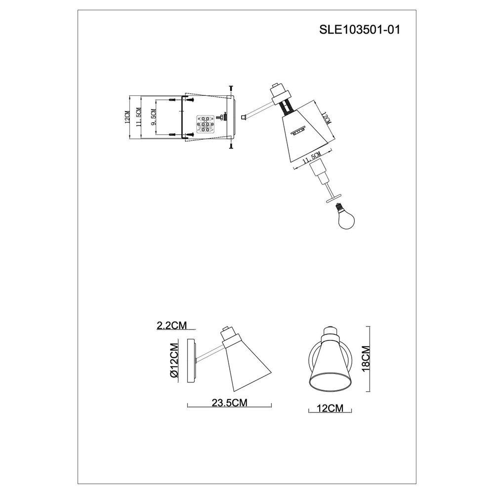 Бра Evoluce Biane SLE103501-01