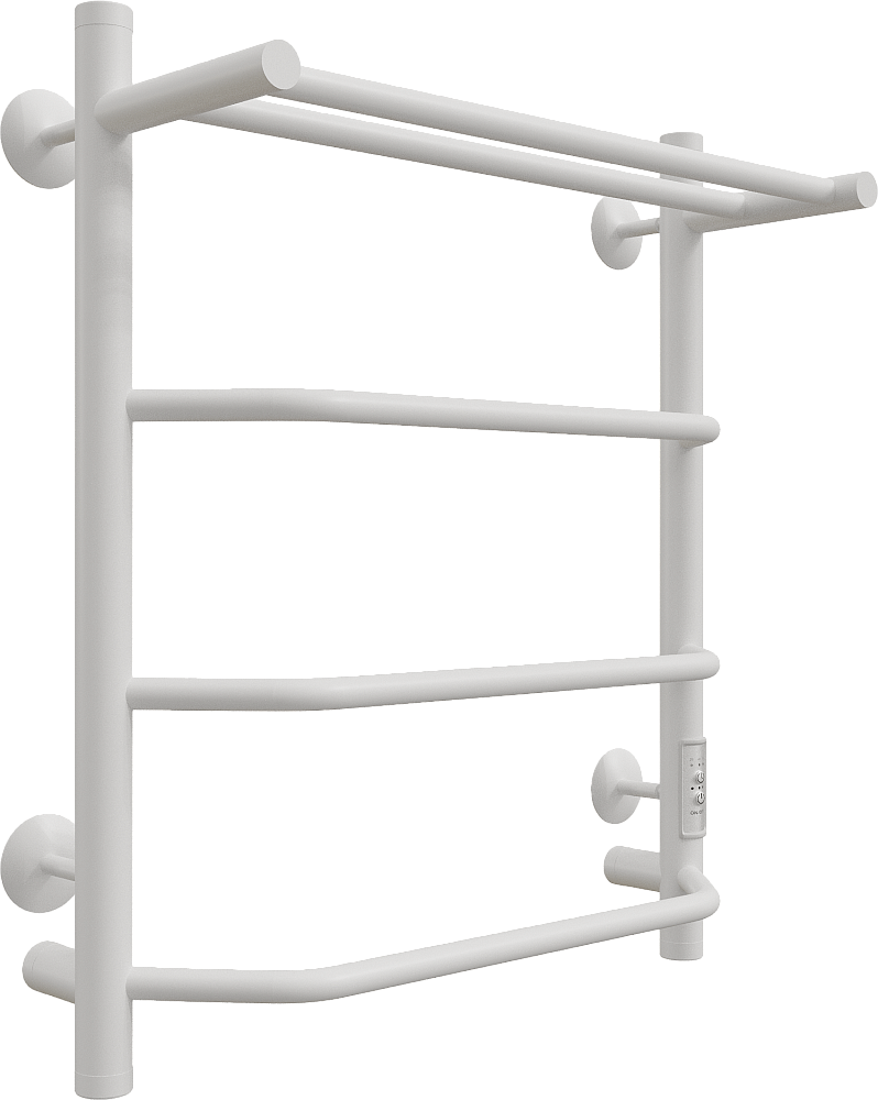 Полотенцесушитель электрический Ewrika Сафо FT 60х50, с полкой, белый