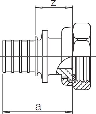 Переходник Rehau Rautitan 25-G3/4 RX