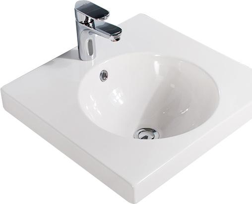 Тумба с раковиной BelBagno Fly 50 bianco lucido