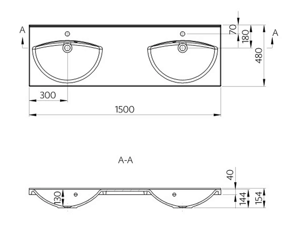 Раковина Marmite Disa 601031154203 белый