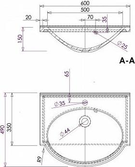 Мебель для ванной Aquanet Лайн 60