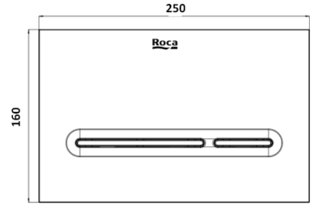 Кнопка смыва Roca PL-5 890099000 белый