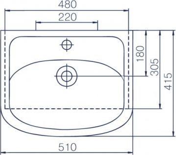 Раковина 50 см Sanflor Уют 50 Н0000000636