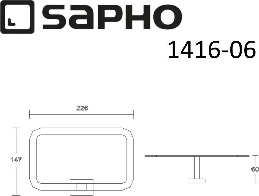 Полотенцедержатель Sapho Apollo 1416-06, хром