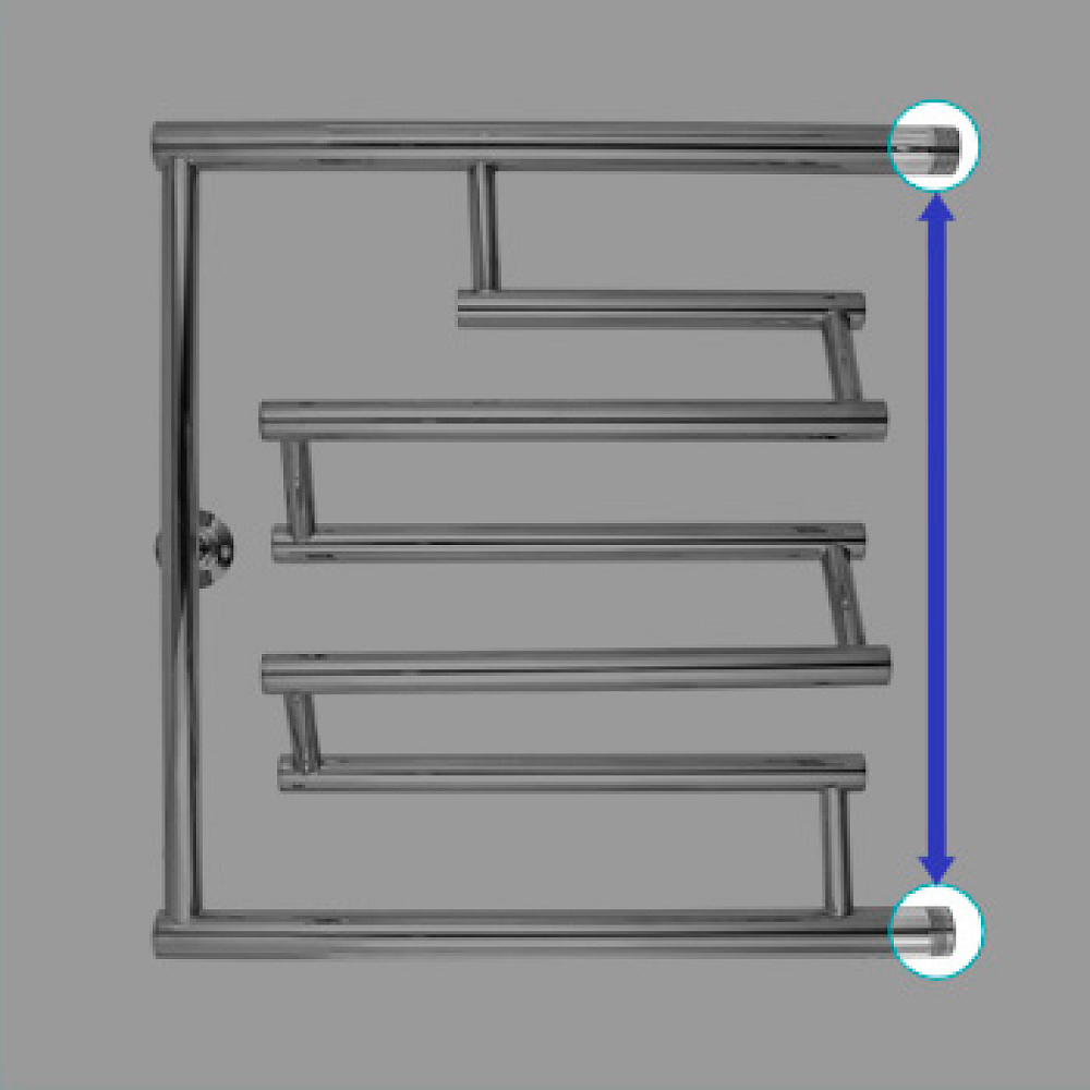 Полотенцесушитель водяной Energy Prima 60x60