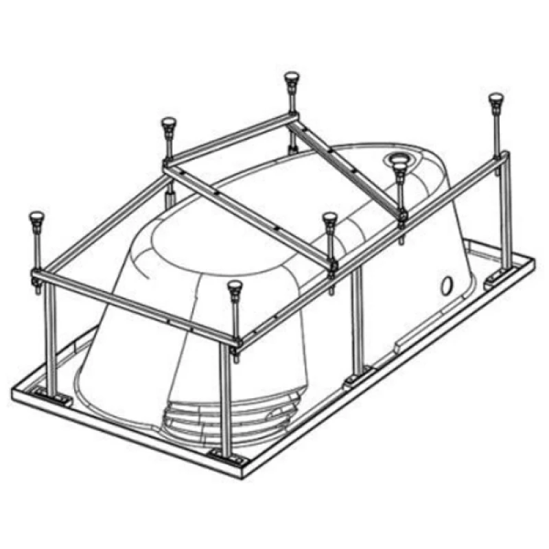 Монтажный комплект к акриловой ванне Roca Welna 160x100 24F186000