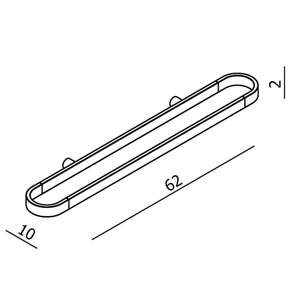 Полотенцедержатель Langberger Accessories 25004А хром