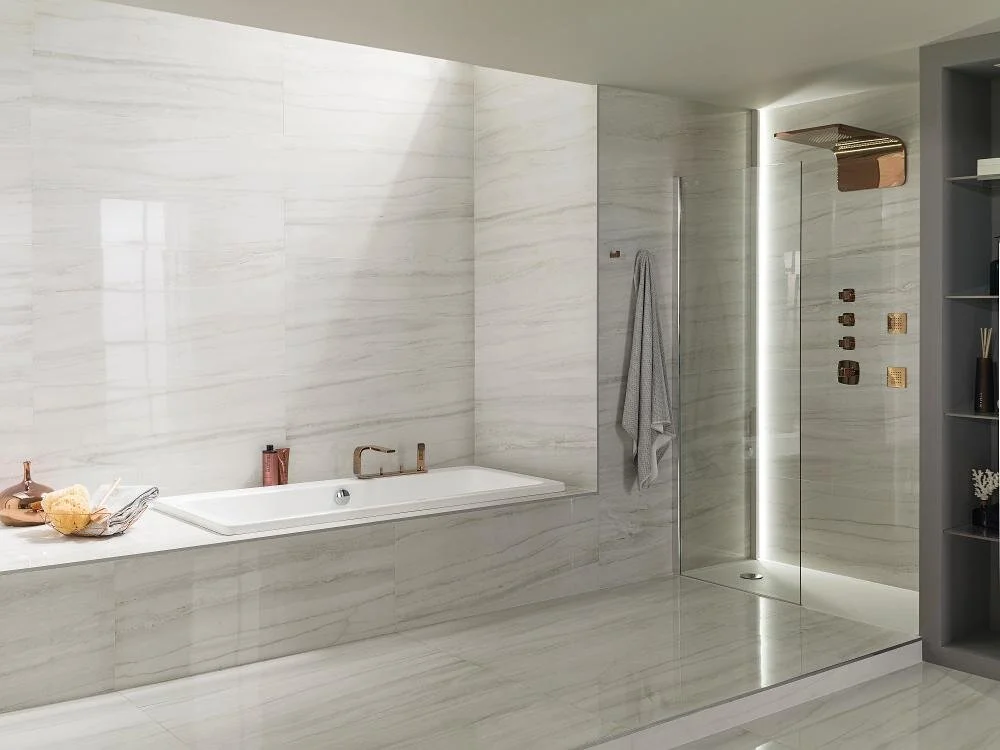 Керамогранит Porcelanosa Portofino 100226509 Pulido 58.6 x 118.7 см, белый