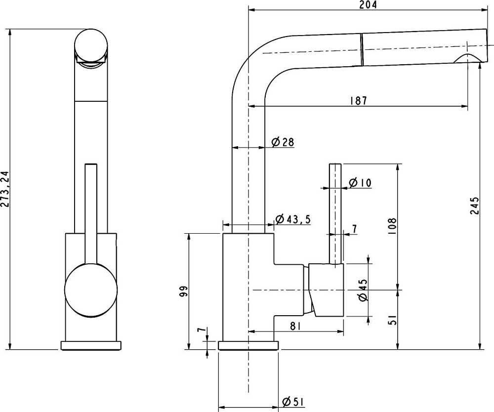 Комплект кухонная мойка Paulmark Flugen PM217850-DG графит + смеситель Paulmark Kassel Ka214311-418