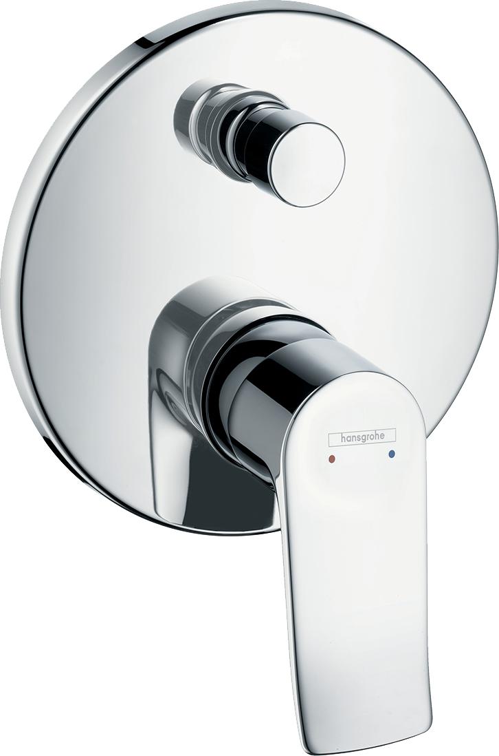 Хромированный смеситель для душа Hansgrohe Metris 31493000