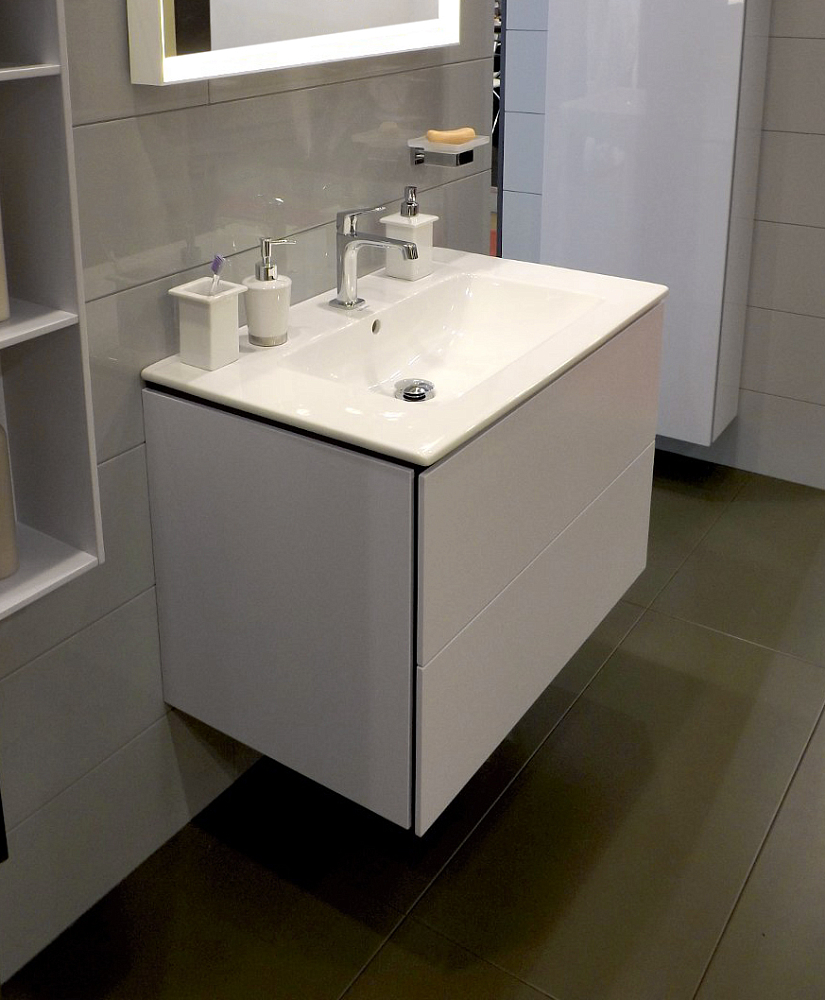 Тумба с раковиной Duravit L-Cube LC6241 83 белая