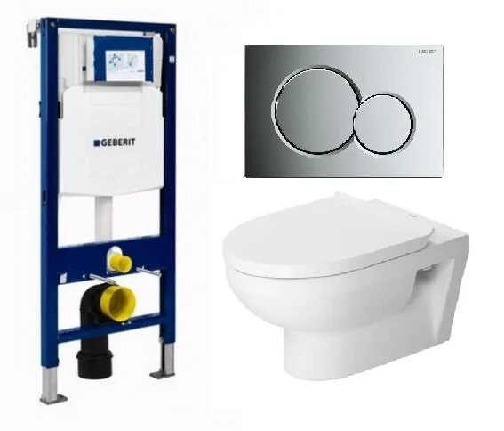 Унитаз с инсталляцией Duravit DuraStyle 45620900A1/111.300.00.5/115.770.21.5/111.815.00.1