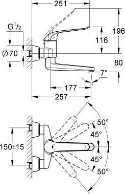 Смеситель для раковины Grohe Euroeco Special 32773000